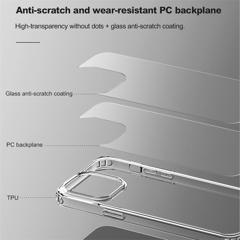 Devia kryt Shark Series Shockproof Case pre iPhone 14 Pro - Clear