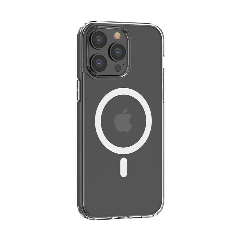 Devia kryt Pure Clear Magnetic Shockproof Case pre iPhone 14 - Clear