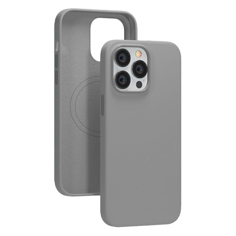 Devia kryt Nature Series Silicone Magnetic Case pre iPhone 14 Plus - Black