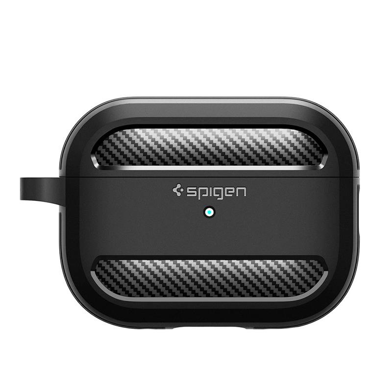Spigen puzdro Rugged Armor pre Apple Airpods Pro 2 - Black