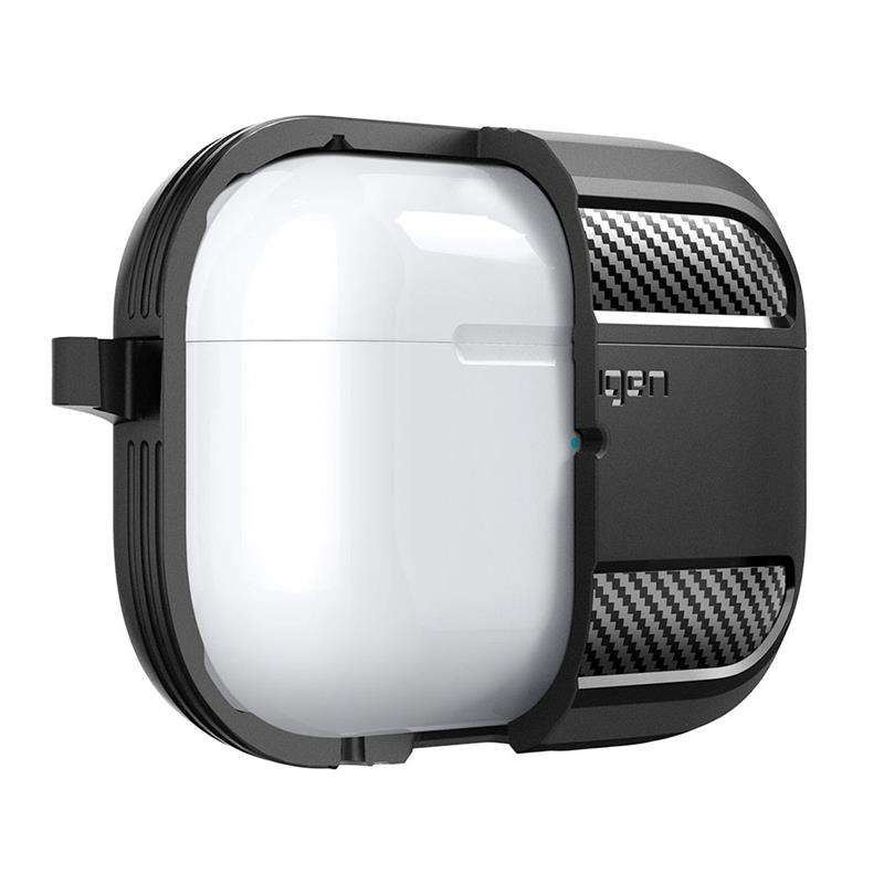 Spigen puzdro Rugged Armor pre Apple Airpods Pro 2 - Black