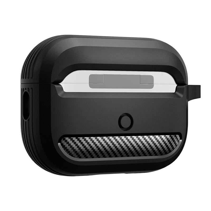 Spigen puzdro Rugged Armor pre Apple Airpods Pro 2 - Black