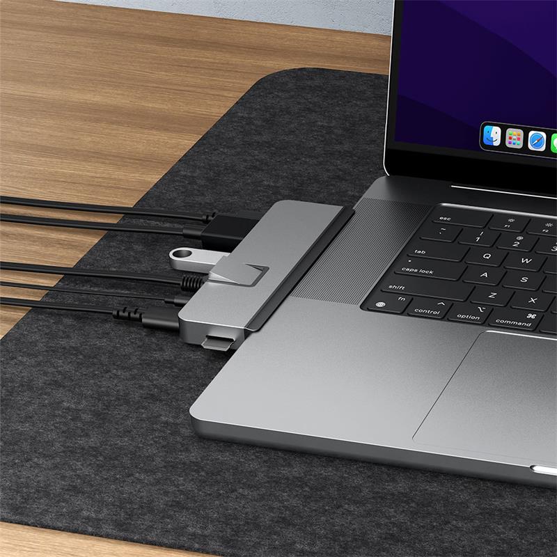 Hyper USB-C Hub HyperDrive Duo Pro 7-in-2 - Space Gray
