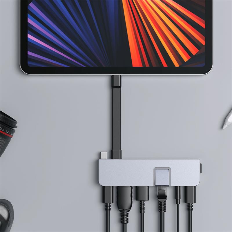 Hyper USB-C Hub HyperDrive Duo Pro 7-in-2 - Space Gray