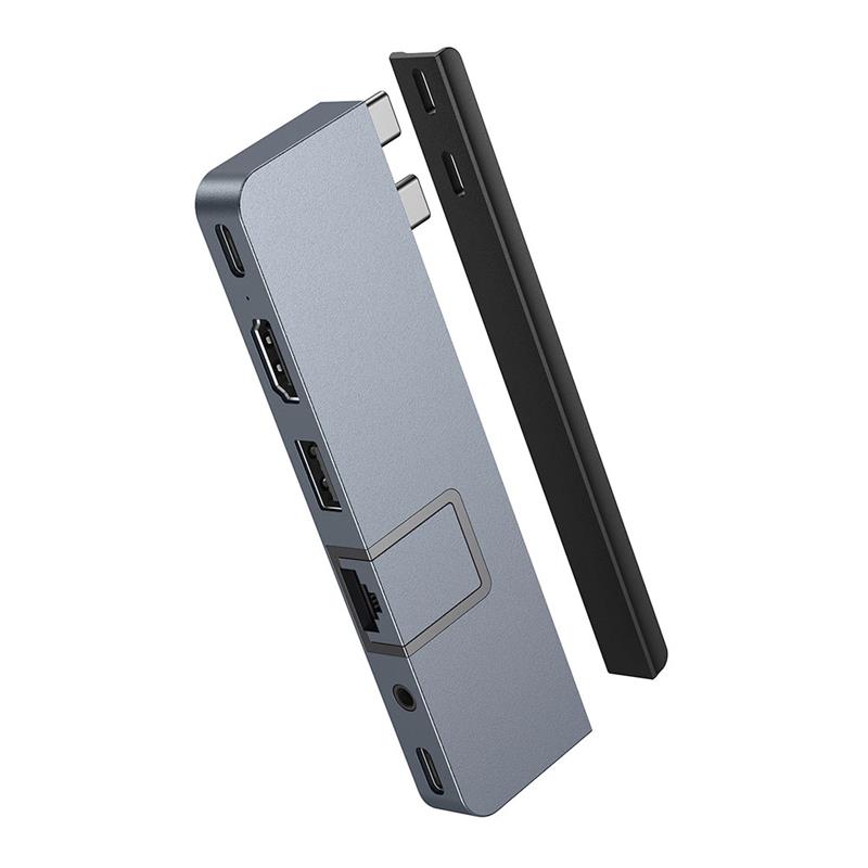 Hyper USB-C Hub HyperDrive Duo Pro 7-in-2 - Space Gray