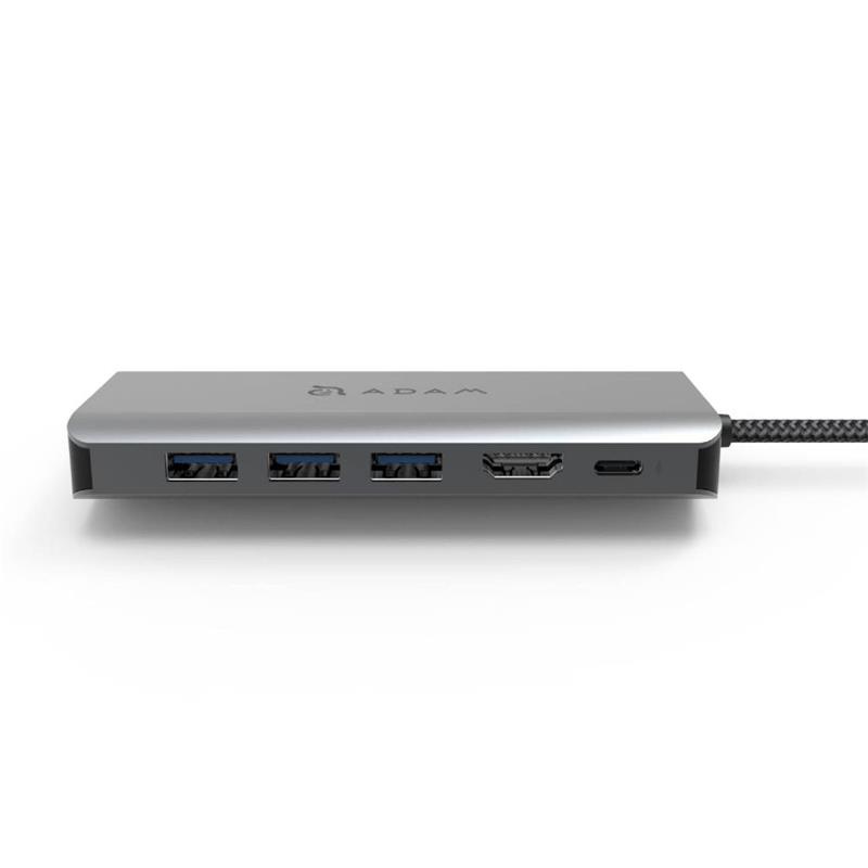 Adam Elements CASA A01s USB-C 4K 6-in-1 Hub  - Grey