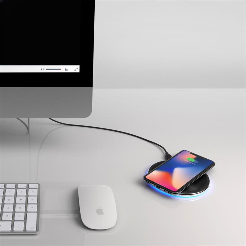 Adam Elements Omnia Q1 Wireless Charging Pad 10W - Black