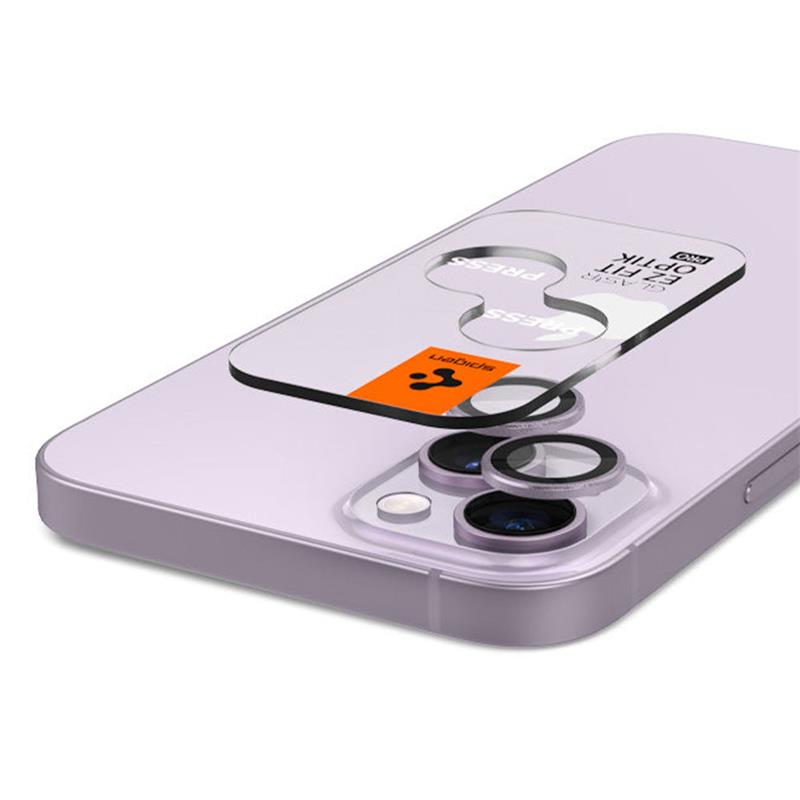 Spigen Optik Pro Lens Protector pre iPhone 14/14 Plus - Purple