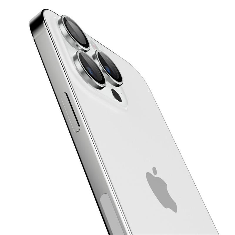 Spigen Optik Pro Lens Protector pre iPhone 14 Pro/14 Pro Max - Silver