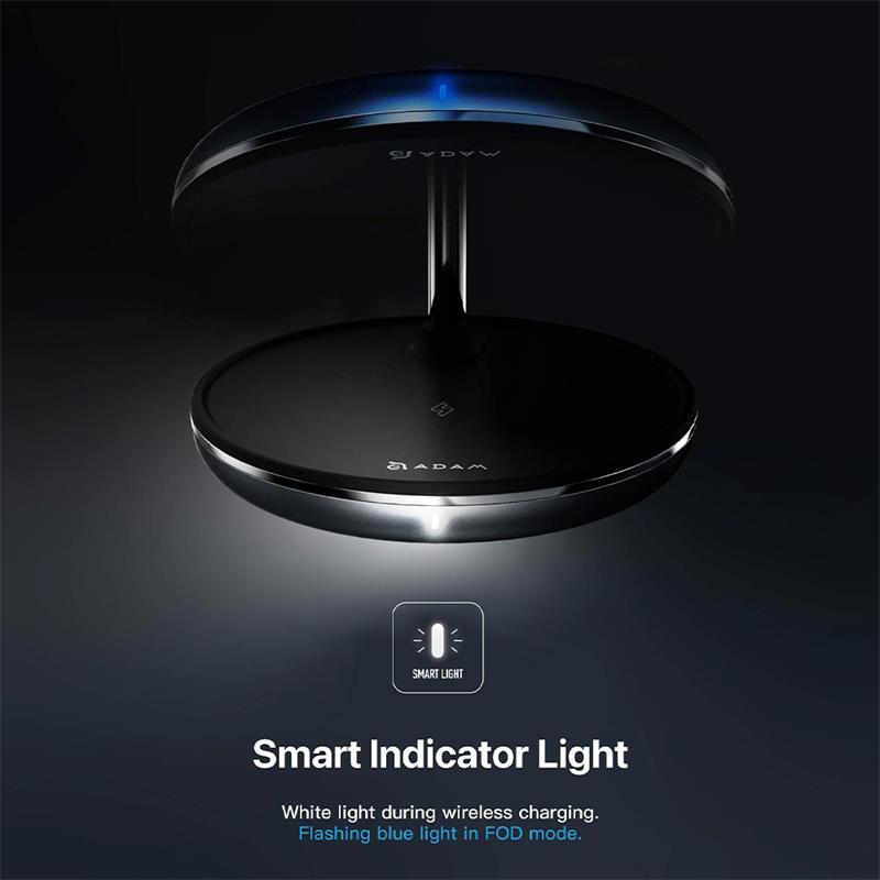 Adam Elements Omnia M3+ Magnetic 3-in-1 Wireless Charging Station - Black