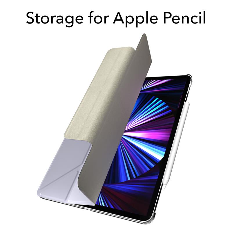 SwitchEasy puzdro Origami Nude Case pre iPad Pro 12.9" 2022/2021 - Alaskan Blue