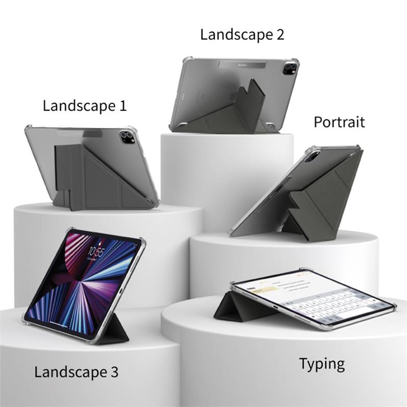 SwitchEasy puzdro Origami Nude Case pre iPad Pro 12.9" 2022/2021 - Black