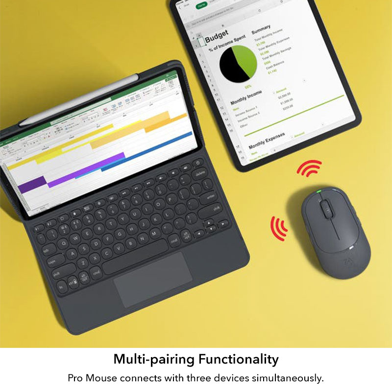 ZAGG myš Pro Mouse - Space Gray