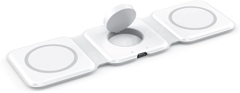 Spello by Epico 3in1 Skladacia Bezdrôtová Nabíjačka - Biela