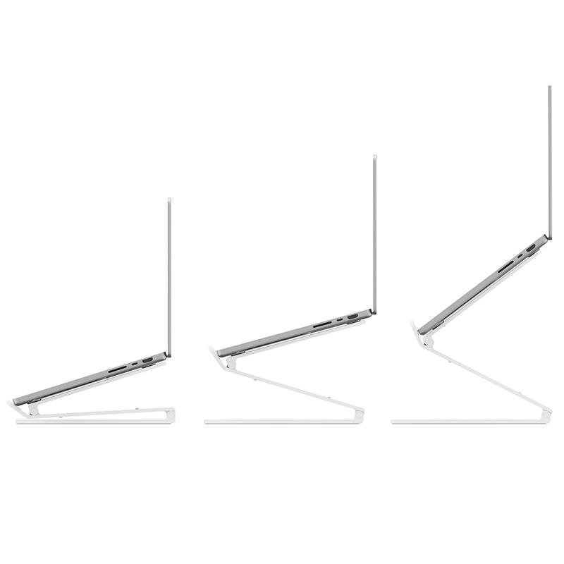 TwelveSouth stojan Curve Flex pre MacBook - Black Aluminium