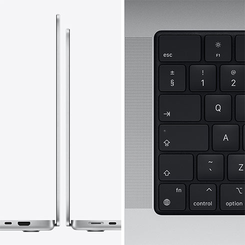 MacBook Pro 14" Apple M1 Pro 8-core CPU 14-core GPU 16GB 512GB Stříbrný CZ *ROZBALENO*