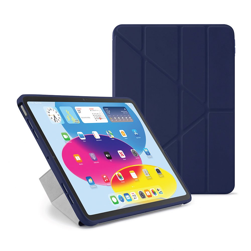 Pipetto puzdro Origami TPU Case pre iPad 10-11 Gen 2022/2025 - Dark Blue