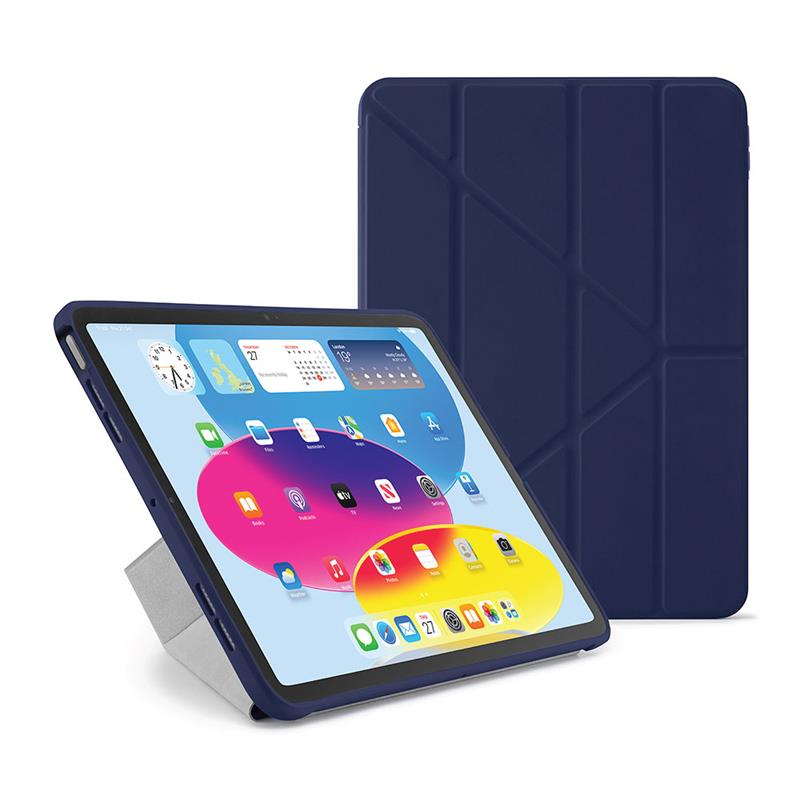 Pipetto puzdro Origami TPU Case pre iPad 10-11 Gen 2022/2025 - Dark Blue