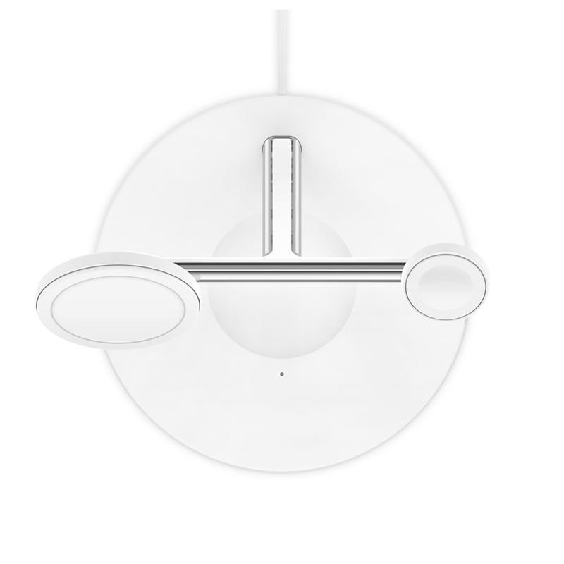 Belkin Boost Charge Pro 3-in-1 Wireless Charger with Magsafe 15W - White