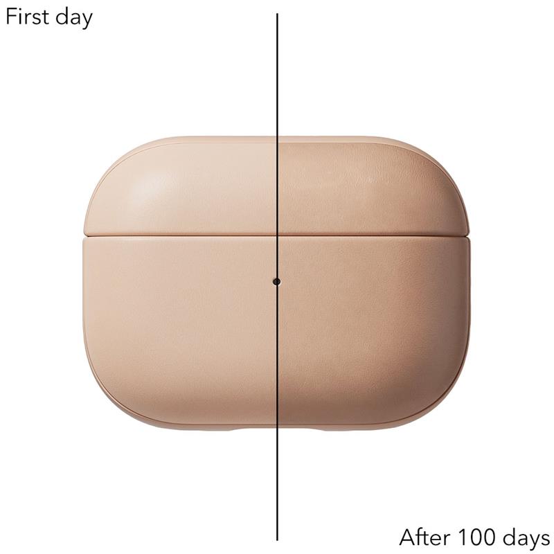 Nomad puzdro Leather Case pre Apple Airpods Pro 2 - Natural