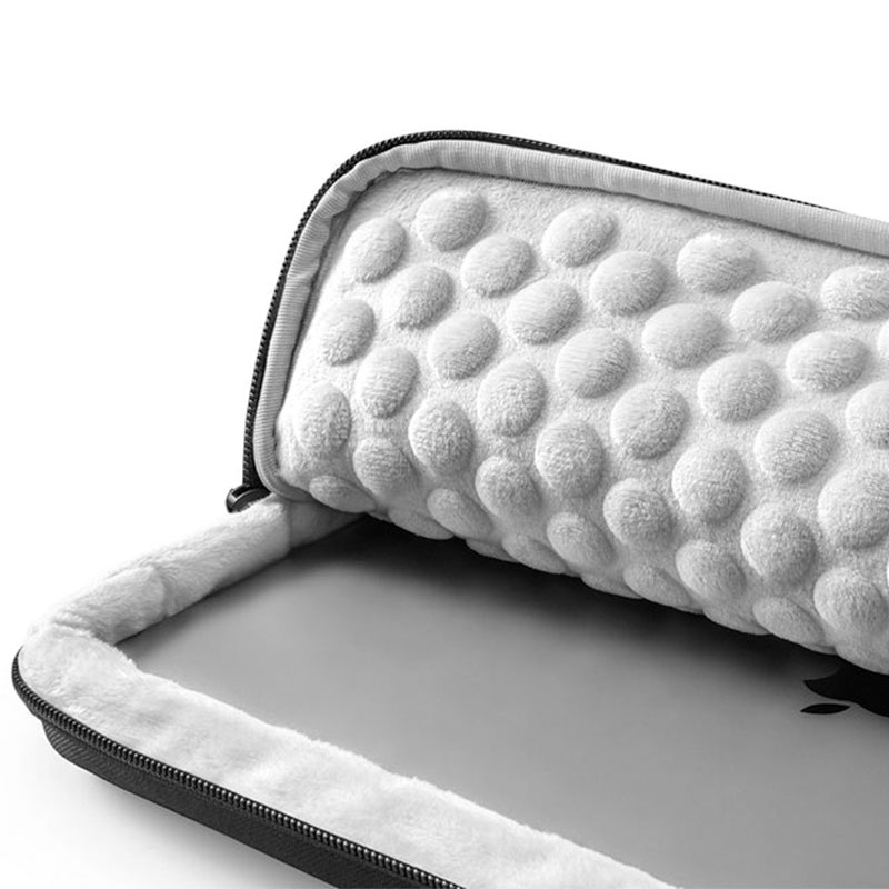 Tomtoc pouzdro Recycled Sleeve with Pouch pro Macbook Pro 14" M1/M2/M3-Black