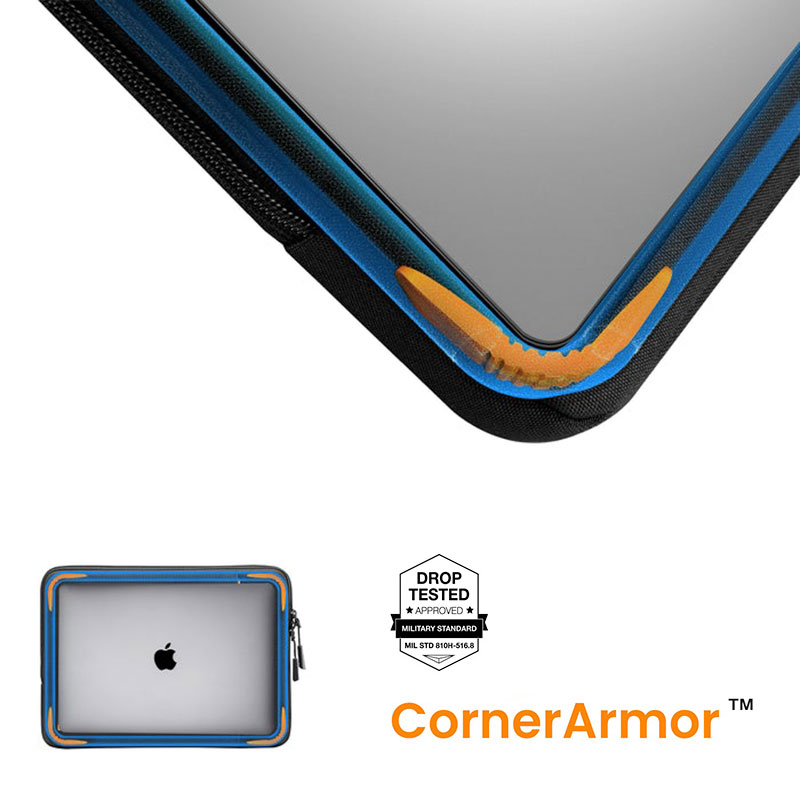 Tomtoc puzdro Recycled Sleeve with Pouch pre Macbook Pro 16" M1/M2/M3/M4 - Black