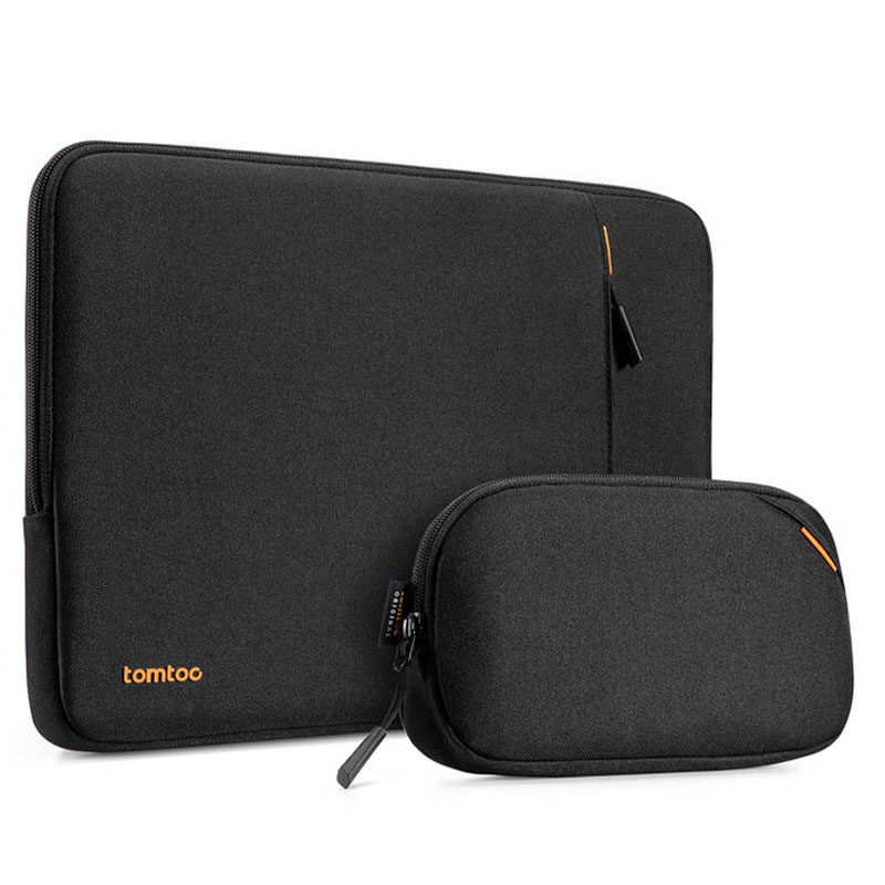 Tomtoc puzdro Recycled Sleeve with Pouch pre Macbook Pro 16" M1/M2/M3/M4 - Black