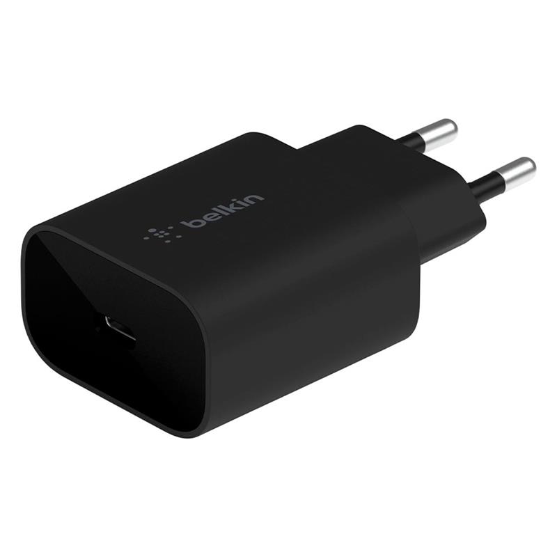 Belkin 25W PD 3.0 PPS USB-C Wall Charger - Black
