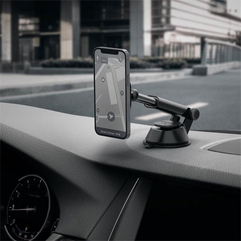 Spigen držiak do auta OneTap Magnetic Dashboard Car Mount - Black