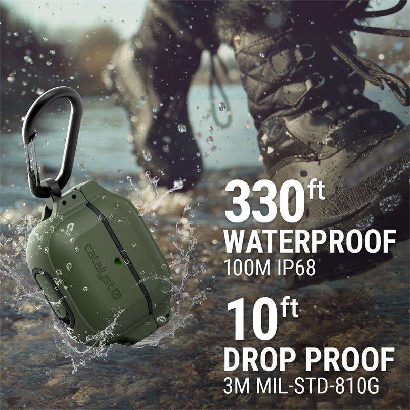 Catalyst puzdro Total Protection Case pre AirPods 3 - Army Green