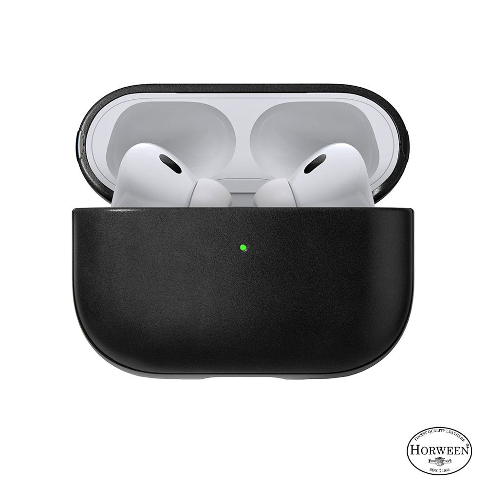 Nomad pouzdro Leather Case Horween pro Apple Airpods Pro 2-Black