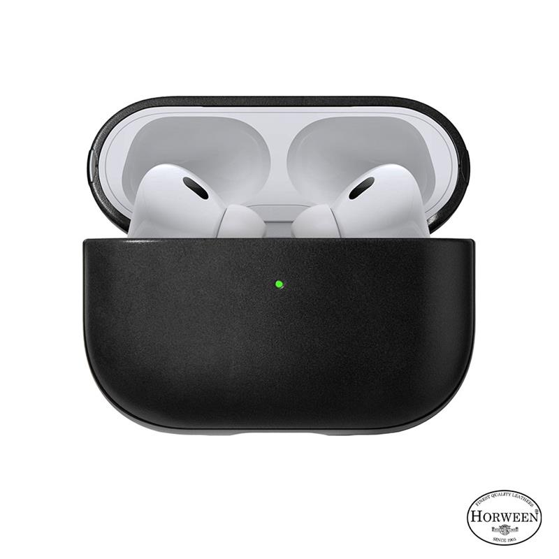 Nomad pouzdro Leather Case Horween pro Apple Airpods Pro 2-Black