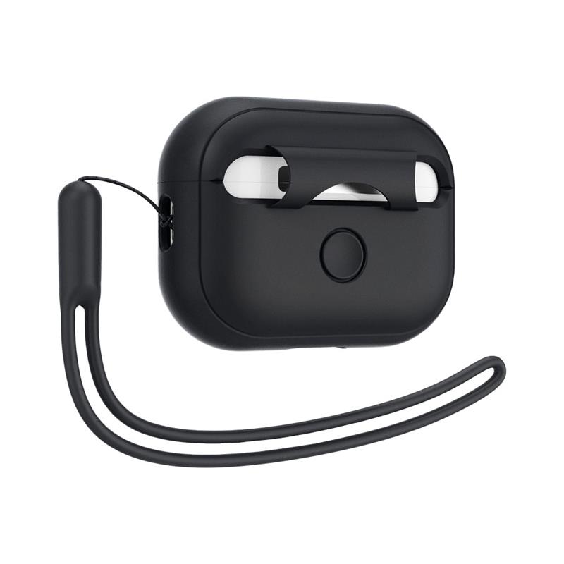 Spigen puzdro Silicone Fit pre Apple Airpods Pro 2 - Black