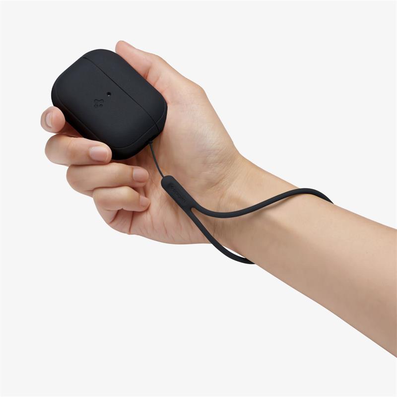 Spigen puzdro Silicone Fit pre Apple Airpods Pro 2 - Black