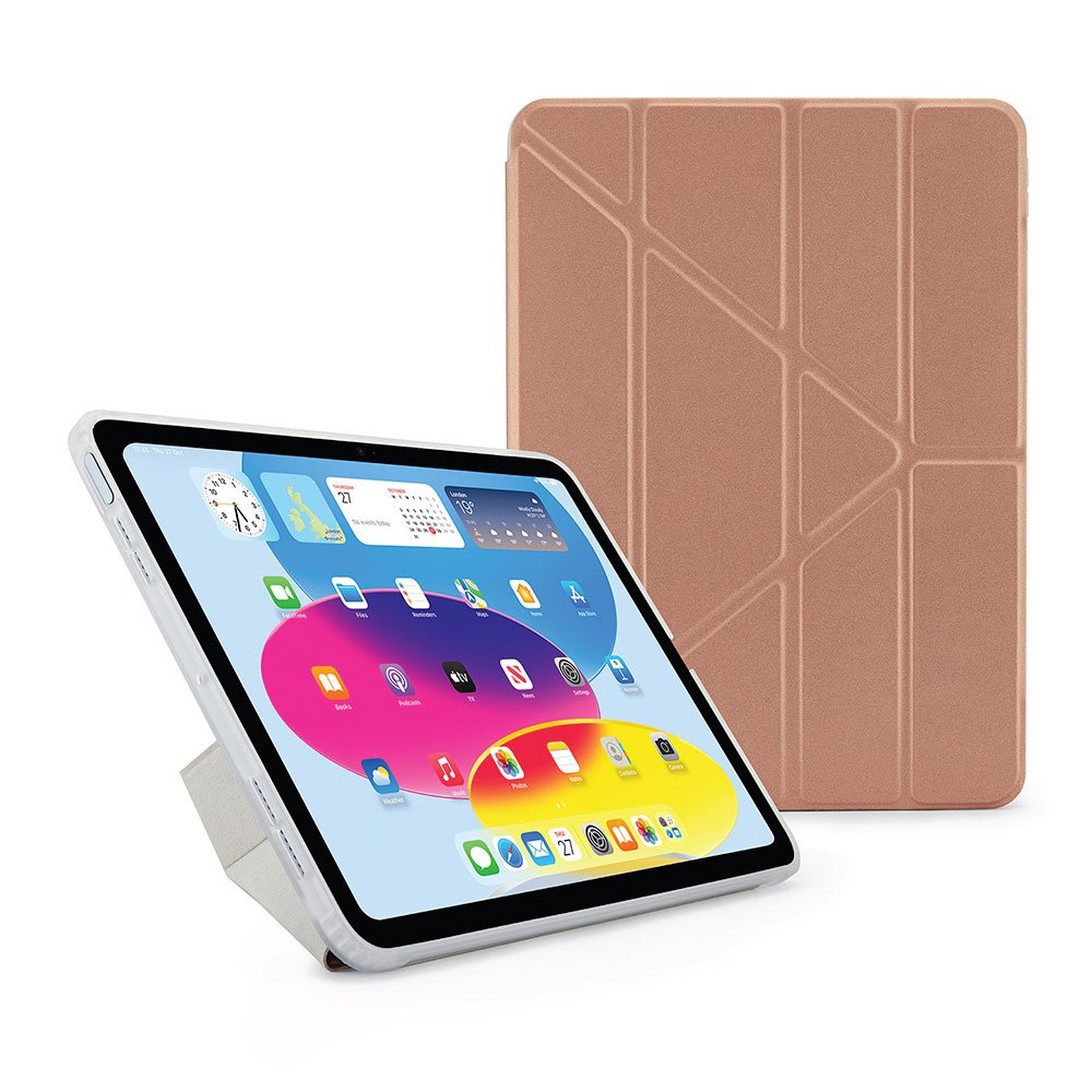 Pipetto puzdro Origami TPU Case pre iPad 10-11 Gen 2022/2025 - Rose Gold
