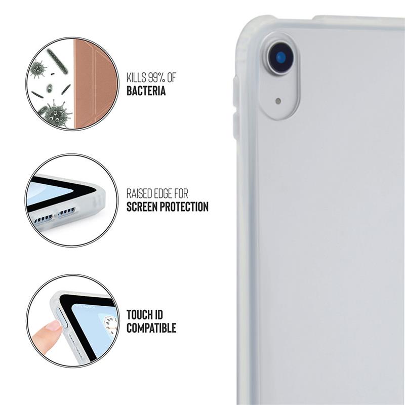 Pipetto puzdro Origami TPU Case pre iPad 10-11 Gen 2022/2025 - Rose Gold