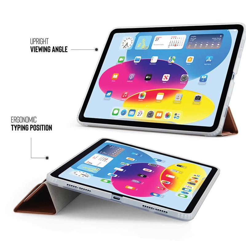 Pipetto puzdro Origami TPU Case pre iPad 10-11 Gen 2022/2025 - Rose Gold