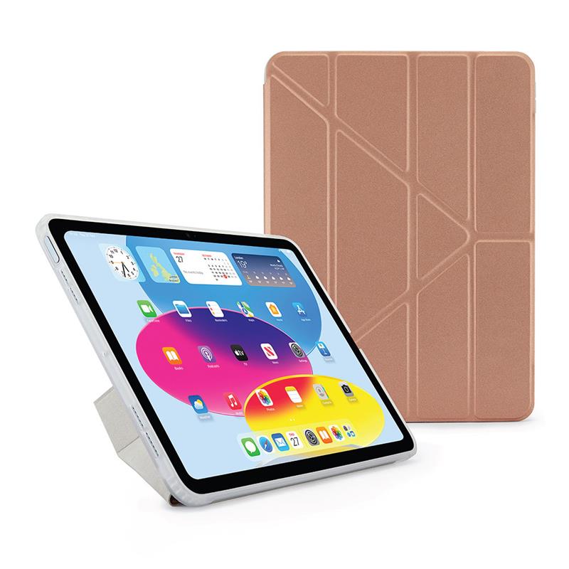 Pipetto puzdro Origami TPU Case pre iPad 10-11 Gen 2022/2025 - Rose Gold