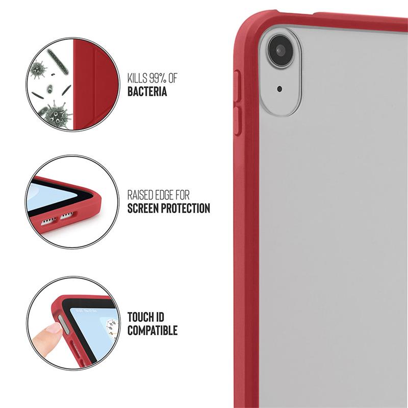 Pipetto puzdro Origami TPU Case pre iPad 10-11 Gen 2022/2025 - Dark Red
