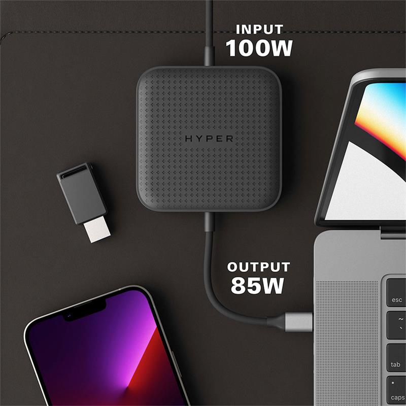 Hyper HyperDrive USB4 Mobile Dock - Black