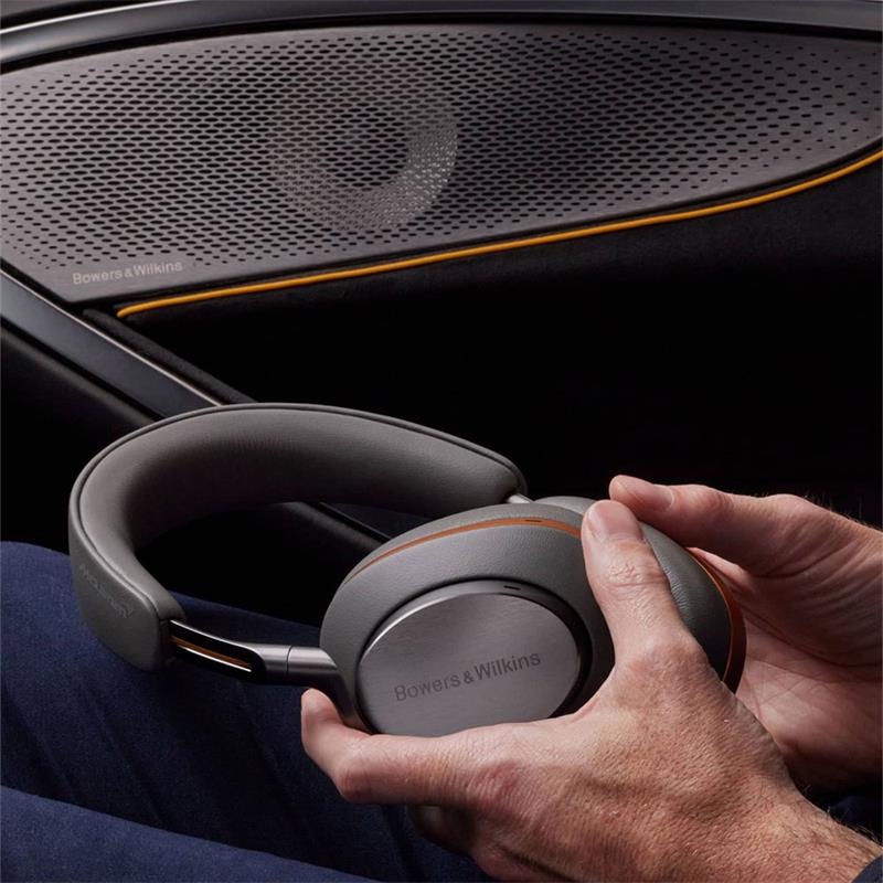 Bowers & Wilkins Px8 McLaren Edition Galvanic Grey & Papaya Orange slúchadlá