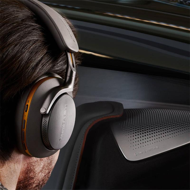 Bowers & Wilkins Px8 McLaren Edition Galvanic Grey & Papaya Orange slúchadlá