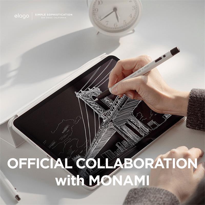 Elago kryt X Monami Case pre Apple Pencil 2nd Gen & Pencil Pro - White