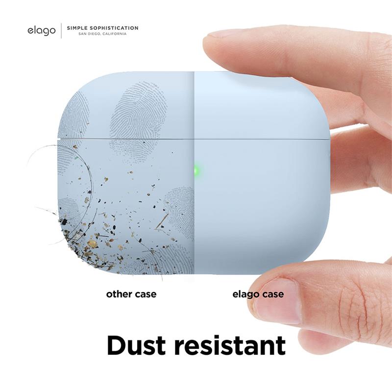 Elago Airpods Pro 2 Liquid Hybrid Case with Nylon Lanyard - Black