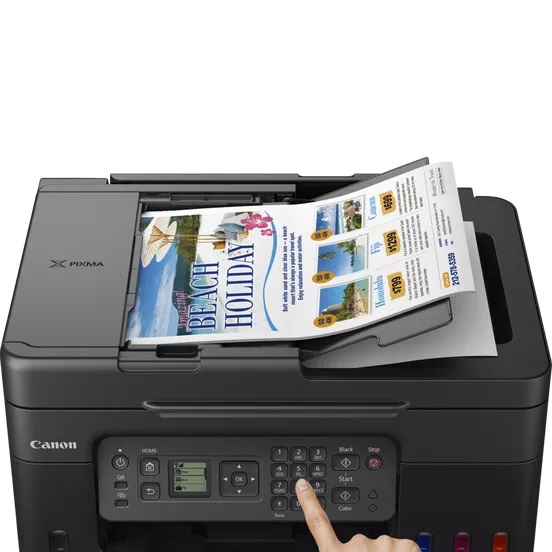 Canon PIXMA G4470 čierna (A4 tank, tlač/kopírovanie/skenovanie/fax, ADF, WiFi, USB)