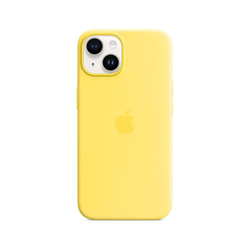 Apple iPhone 14 Silicone Case with MagSafe - Canary Yellov
