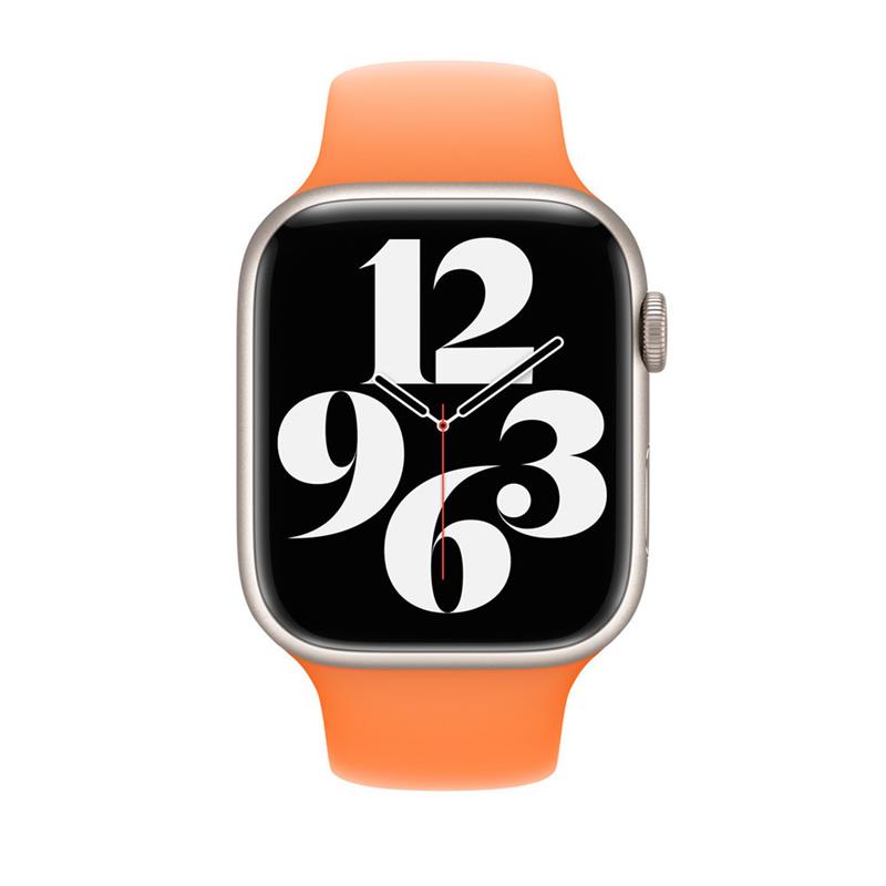 Apple Watch 45mm Bright Orange Sport Band