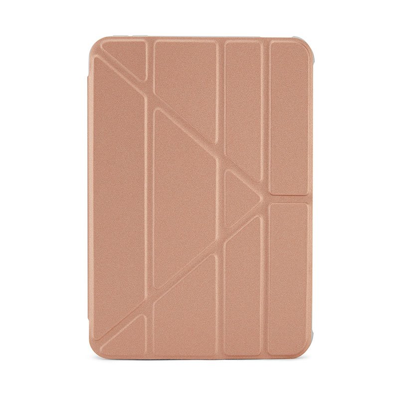 Pipetto pouzdro Origami TPU Case pro iPad mini 6 2021/A17 Pro 2024 - Rose Gold