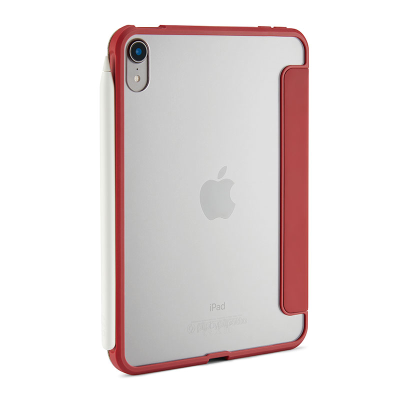 Pipetto pouzdro Origami TPU Case pro iPad mini 6 2021/A17 Pro 2024 - Dark Red