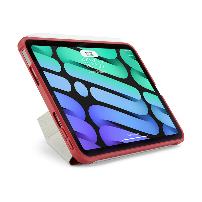 Pipetto pouzdro Origami TPU Case pro iPad mini 6 2021/A17 Pro 2024 - Dark Red